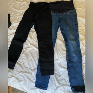 GAP Maternity Black and Blue Women's Jeans bundle